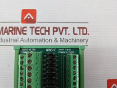 Winshe 10 Way Terminal Diode Card With Dinkle Din Rail Mount Base Rev 01