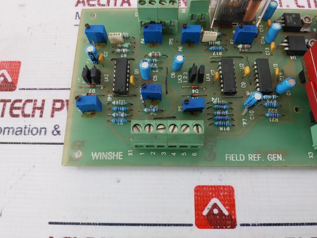 Winshe 57Dp-12-1C6 Printed Circuit Board Card 12V Dc 150 Ohm 9732