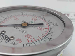 Winters Nsf-61-372 Dual Pressure Gauge 0-200 Kpa 0-30 Psi
