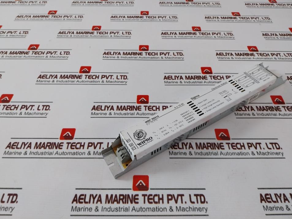 Wipro Wbf 90414 Sigma Electronic Ballast 4 X 14 W Ur - 150-270V Un - 240V