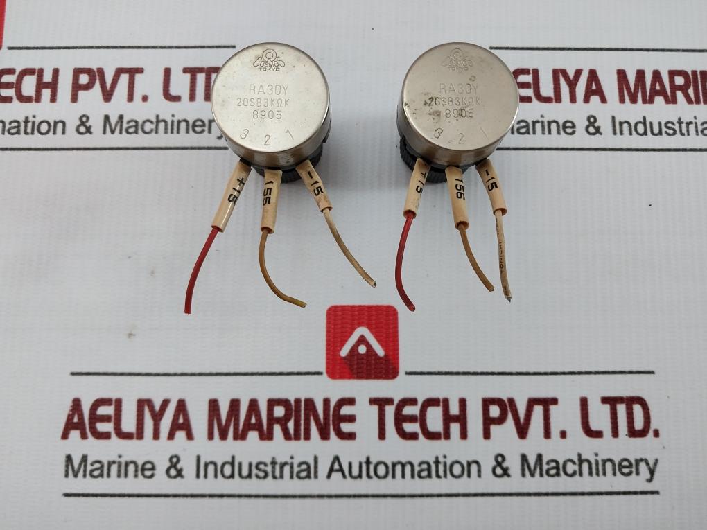 Wire-wound Rotary Potentiometer 3KΩK Cosmos Tokyo Ra30Y