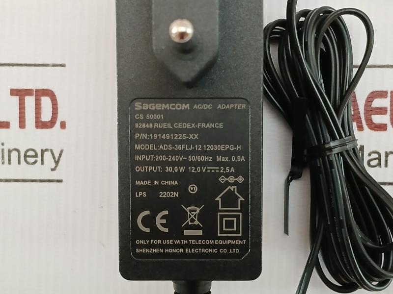 Wireless Home Gateway Router With Adapter F@St 5670V2 Sagemcom 200-240V 50/60Hz