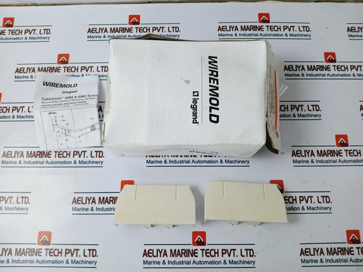 Lot of 10X Wiremold 40n2f20wh Non-Metallic End Fitting 40N White