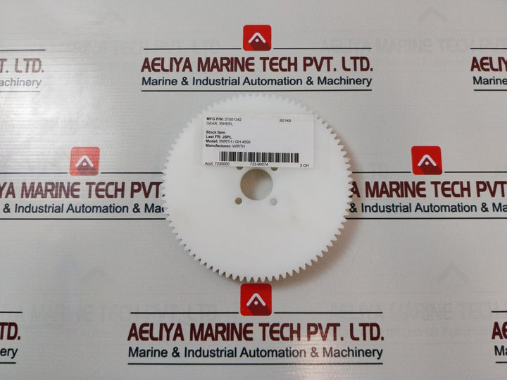 Wirth 21001342 Gear Wheel Gh 4500