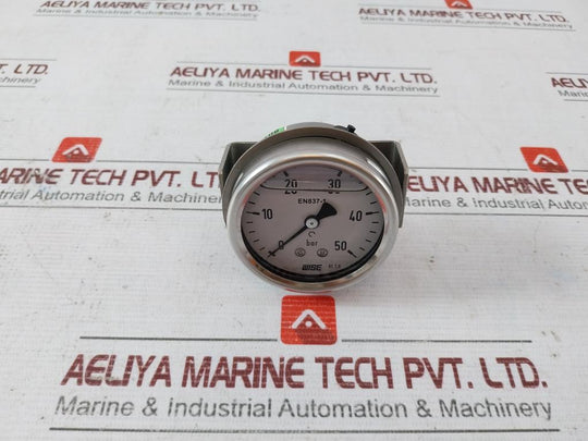 Wise En837-1 Pressure Gauge 0-50 Bar Kl.1,6 1012015108