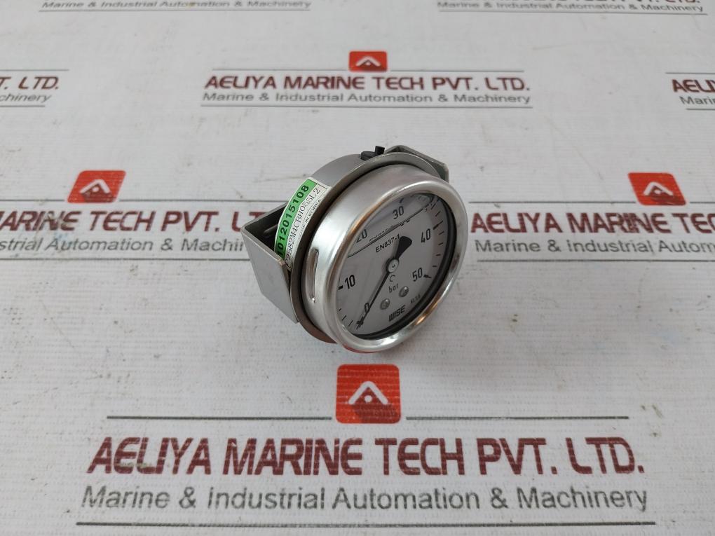 Wise En837-1 Pressure Gauge 0-50 Bar Kl.1,6 1012015108