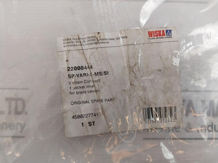 Wiska Sp-vari-c-ms/Si Varitain Compact Socket Insert 22000444 32A