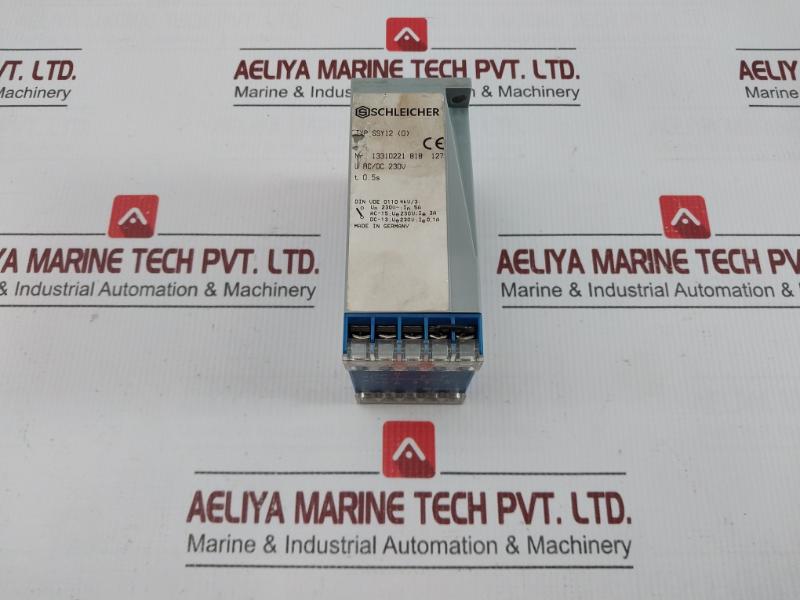 With New Time Relay 0.5S Schleicher Ssy12 (D) Sku: 199809