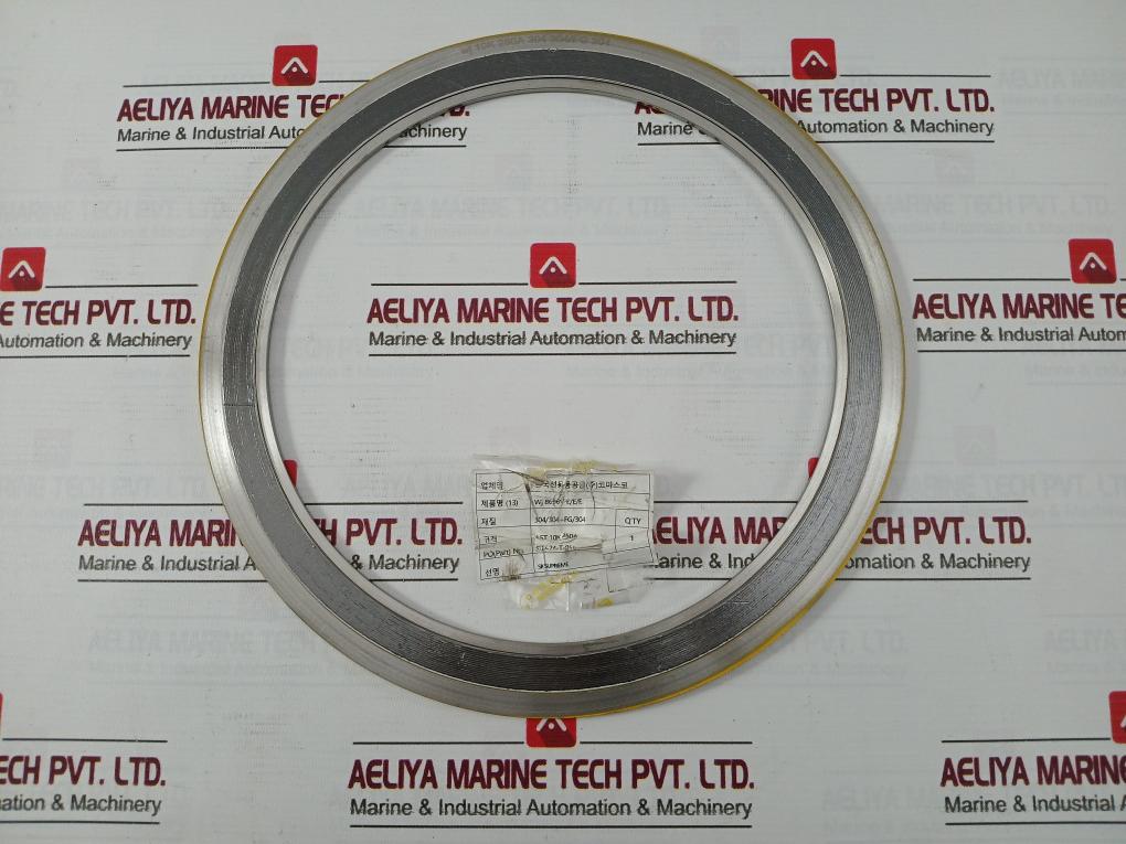Wj 304 304/Fg 304 Spiral Wound Flange Gasket 4.5T 10K 250A