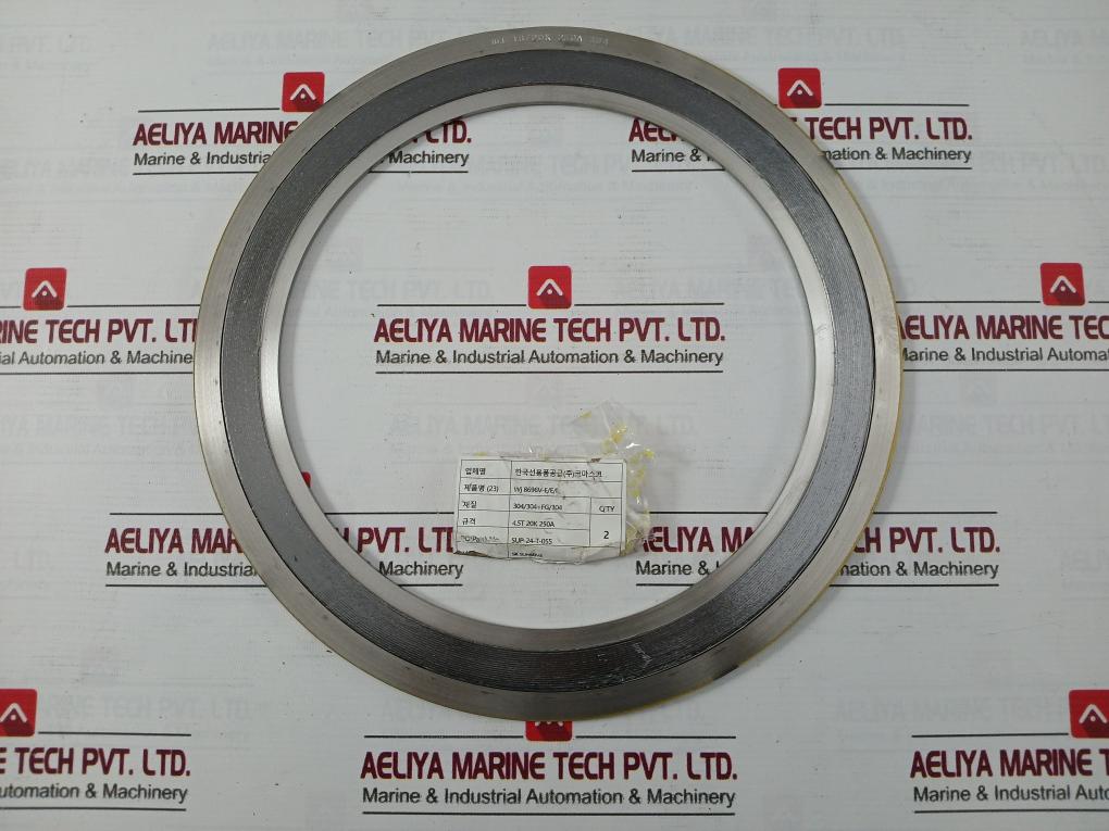 Wj 304/304/Fg/304 Spiral Wound Gaskets 16/20K 250A