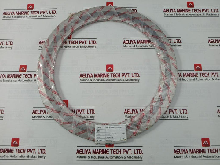 Wj Asme B16.20 Spiral Wound Gasket Ring 316L/316L+Fg/316L 4.5T 150Lb 12”