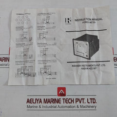 Wl96 Center-zero Analog Power Meter Rishabh Instruments