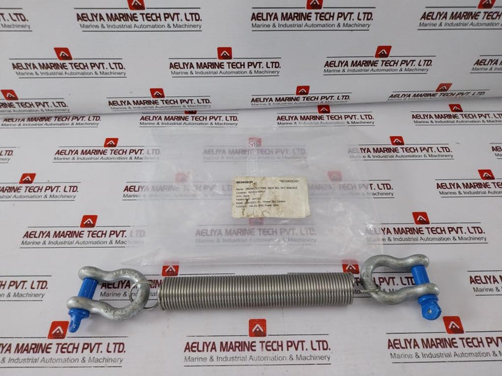 Wll2T Inox 302 Spring 2277Mm, Inox 302, W/2 Shackle Power Slip System
