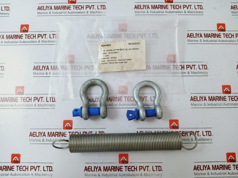 Wll2t Cs 09 Spring 2277mm Inox 302 With 2 Shackle 344.20.0001 Power Slips