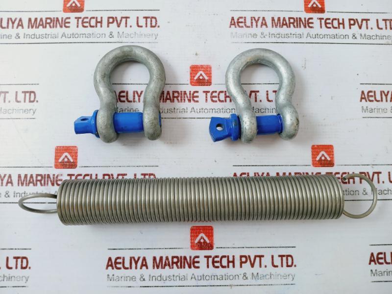 Wll2T Cs 09 Spring 2277Mm Inox 302 With 2 Shackle 344.20.0001 Power Slip
