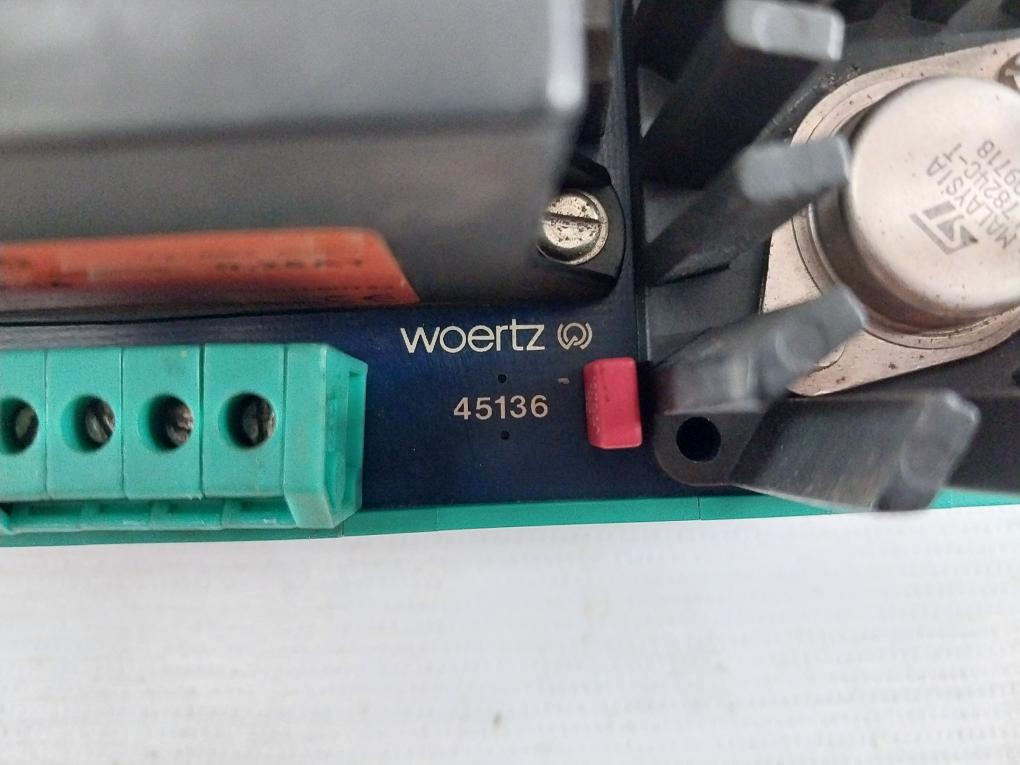 Woertz Mps 80 Terminal Module 10A 300V Max 1241-0001-00000 24Vdc/1A 45136C/2