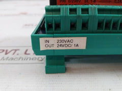 Woertz Mps 80 Terminal Module 10A 300V Max 1241-0001-00000 24Vdc/1A 45136C/2