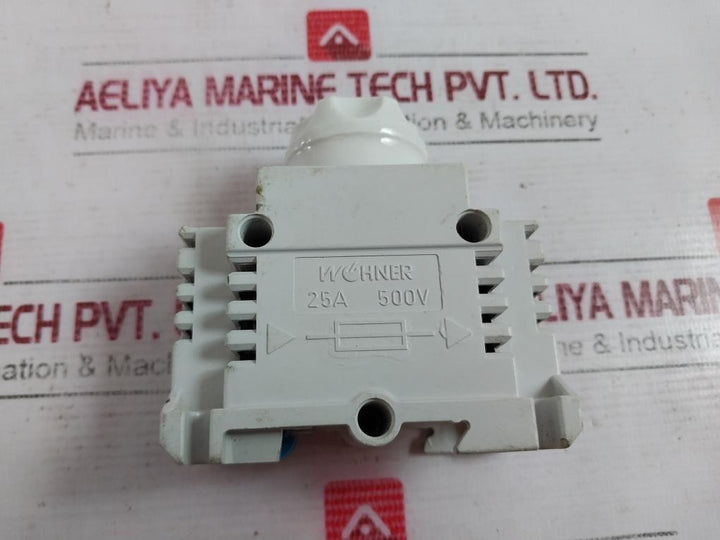 Lot of 2X WOHNER Fuse Holder 25A 500V 0.5-6A