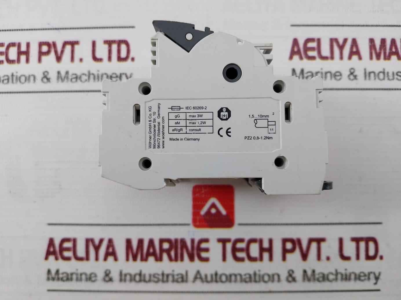 Wohner Aes10X38 Fuse Holder 60W 25A 120 Ka