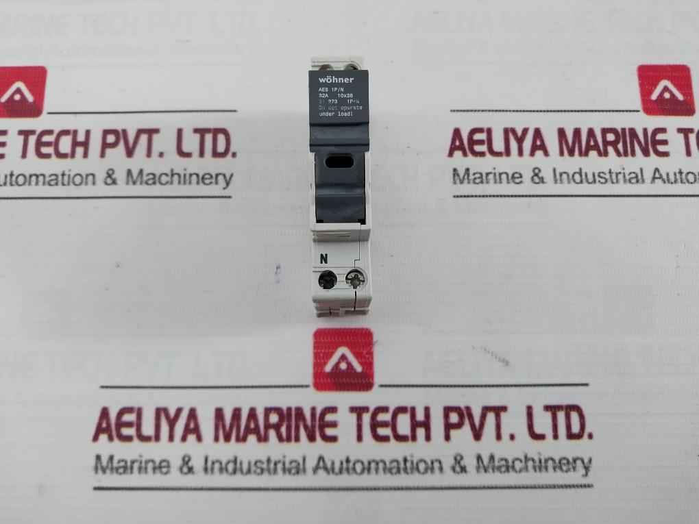 Wohner Aes 1P/N Fuse Holder Iec 60269-2 32A
