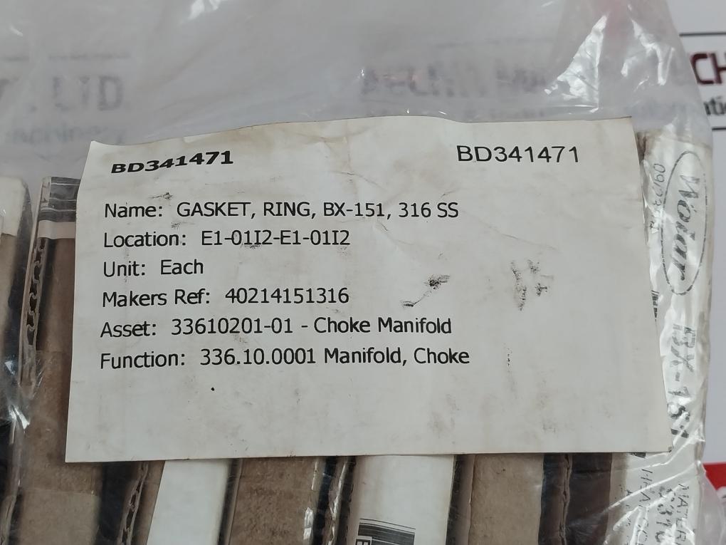 Wolar Bx-151 Gasket Ring, Bd341471