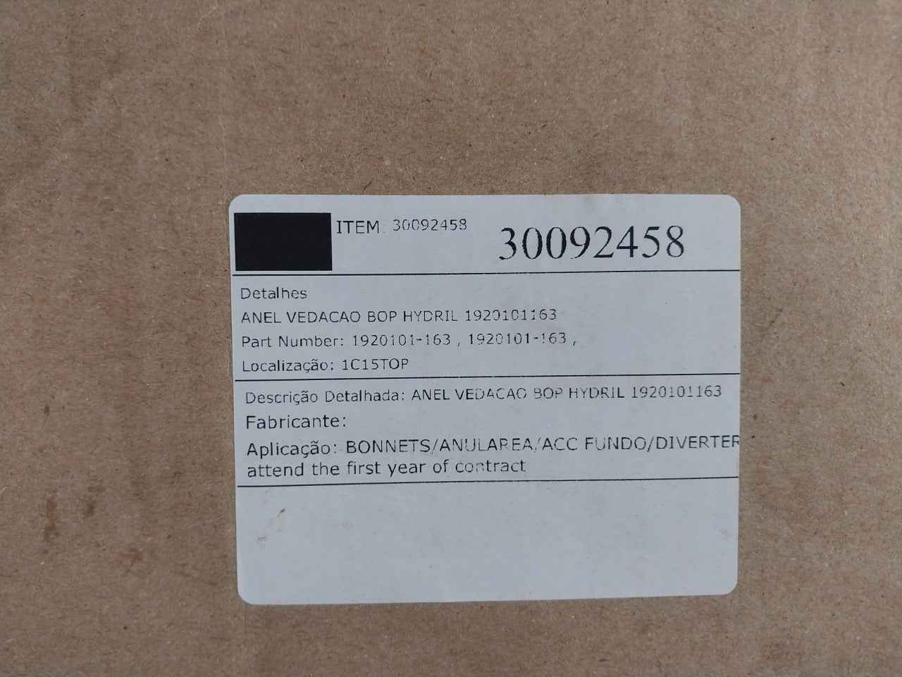 Wolar Bx-163 Bop Seal Ring Api 6A