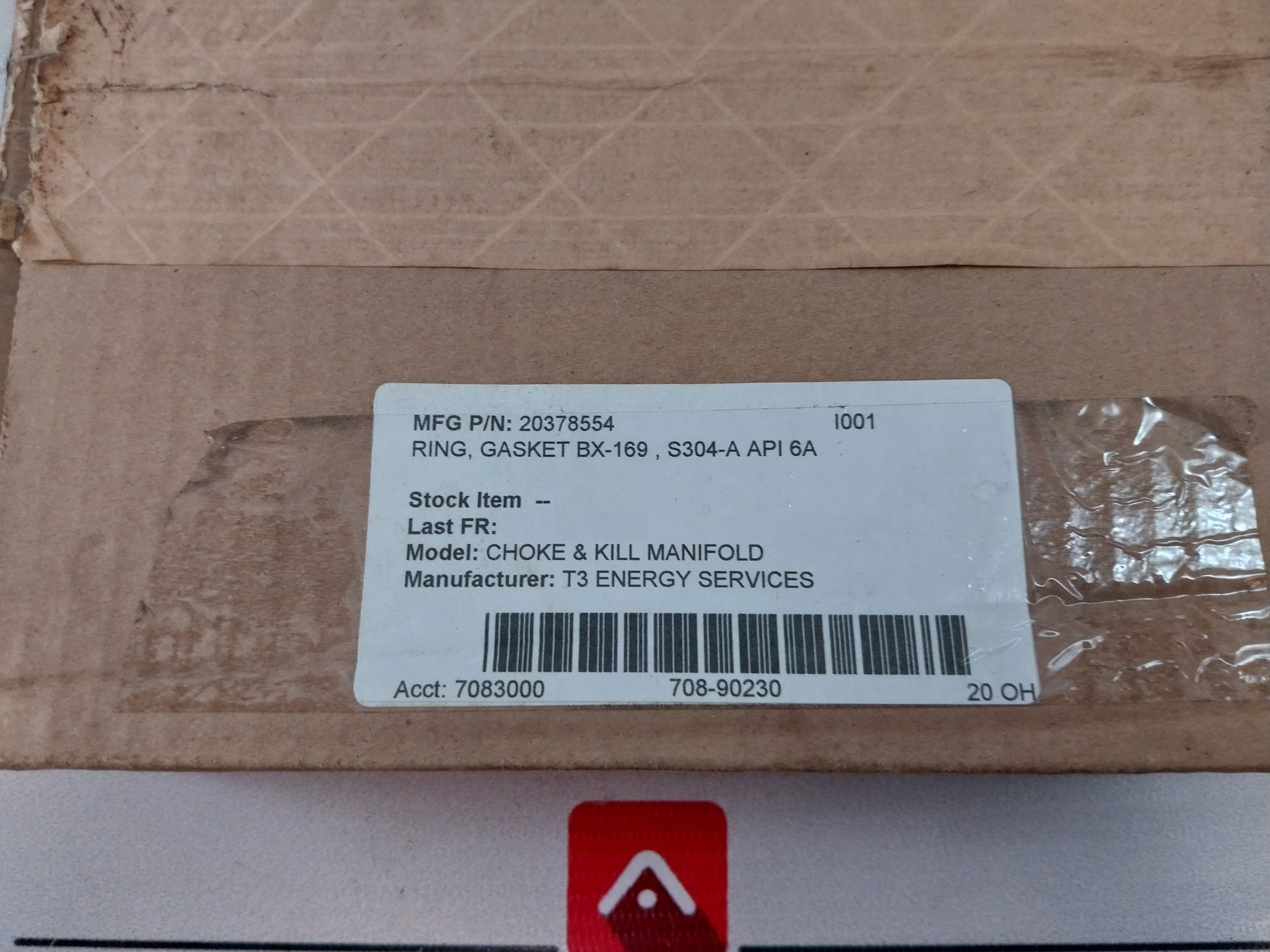 Wolar Bx-169 Api Plated Steel Ring Gasket 20378554