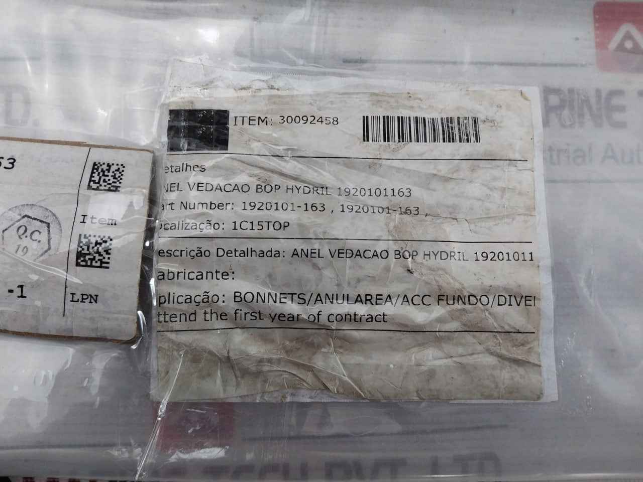 Wolar Bx163 Bop Seal Gasket Ring Api6A 6A-0333 S-4 Apbq