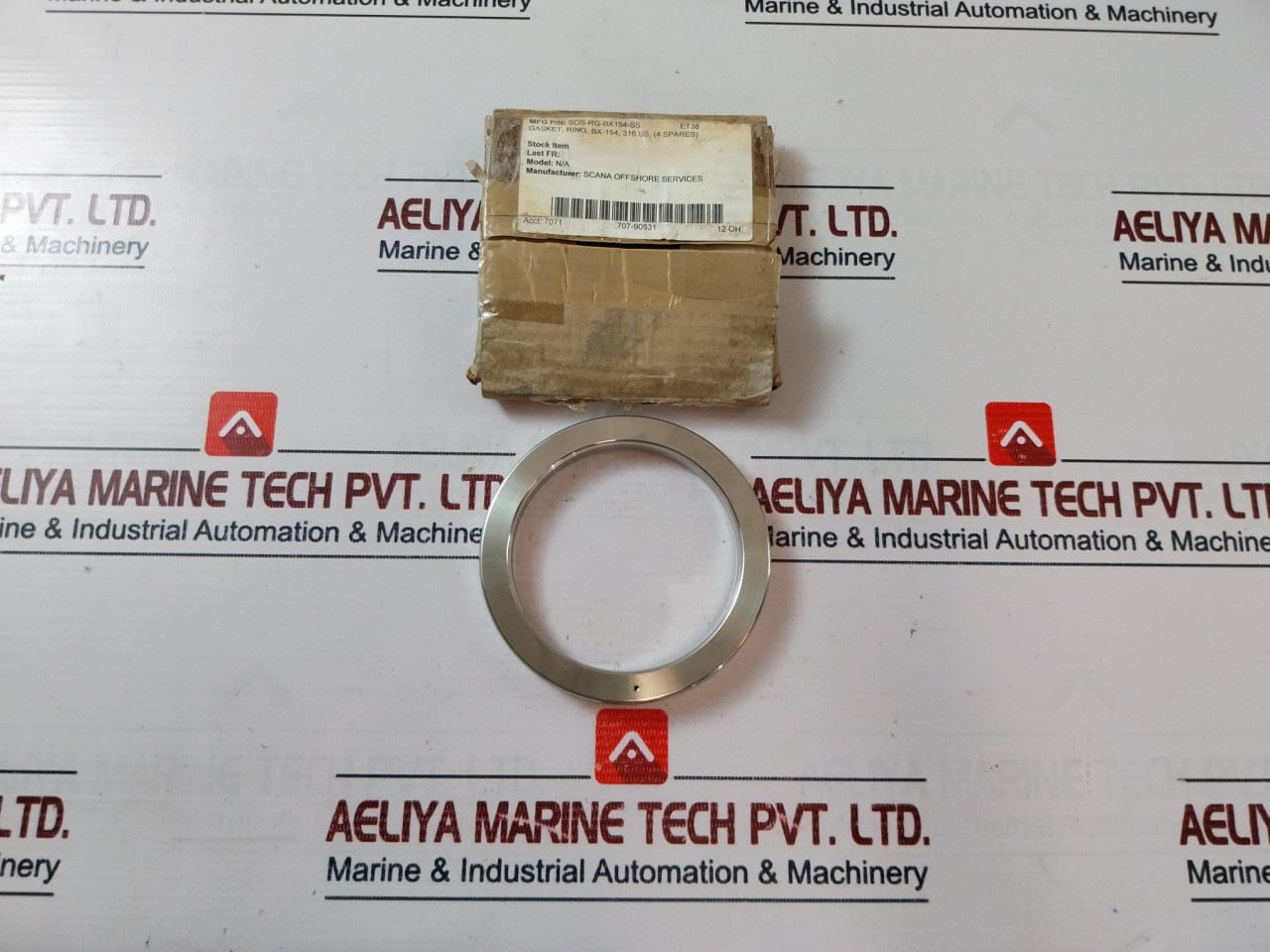 Wolar Bx154 S316-4 Gasket Ring Sos-rg-bx154-ss 6A-0333