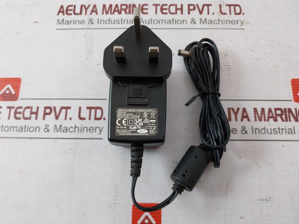 Wolf 6A-181WP12 Switch-mode Power Supply E163743 RC-300 100-240V 50-60HZ 0.6A