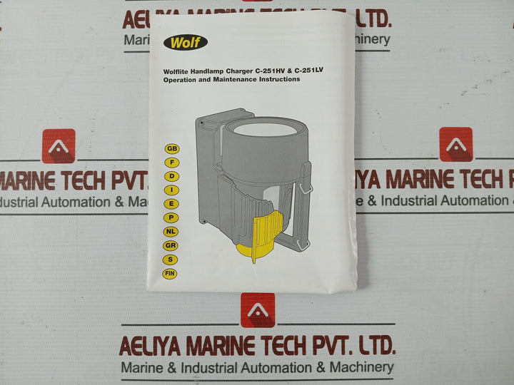 Wolf c-251 hv wolflite handlamp charger