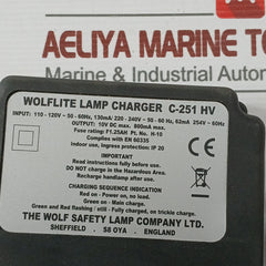 Wolf c-251 hv wolflite handlamp charger