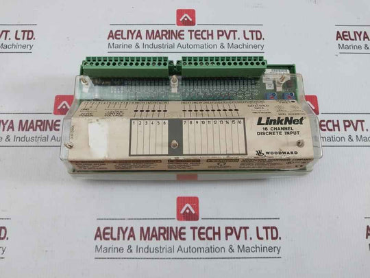 Woodward 18-32Vdc 14.2W Linknet 16 Channel Discrete Input Module 9905-971
