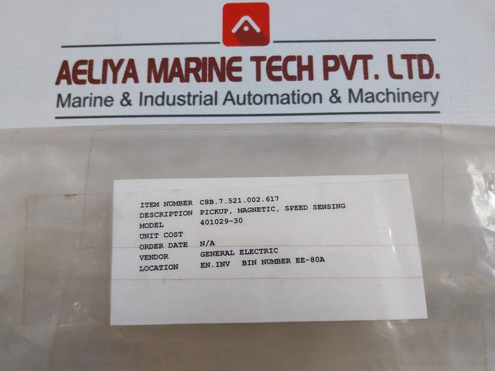 Woodward 401029-30 Magnetic Pickups And Proximity Sensor Ee-80A