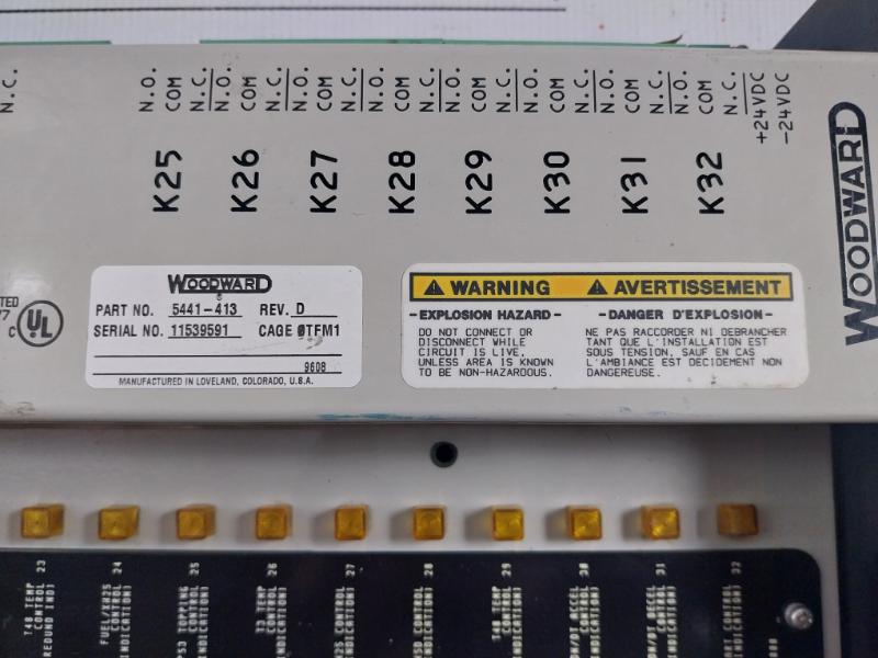 5441-413 Relay Interface Module 3.9A At 18-32 Vdc Woodward