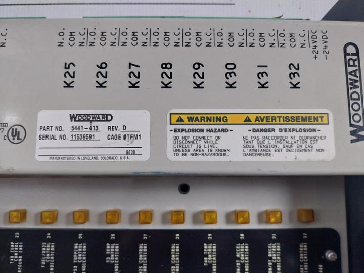 5441-413 Relay Interface Module 3.9A At 18-32 Vdc Woodward