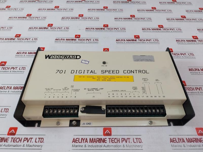 Woodward 701 Digital Speed Control 18-40 Vdc 4-20 Ma