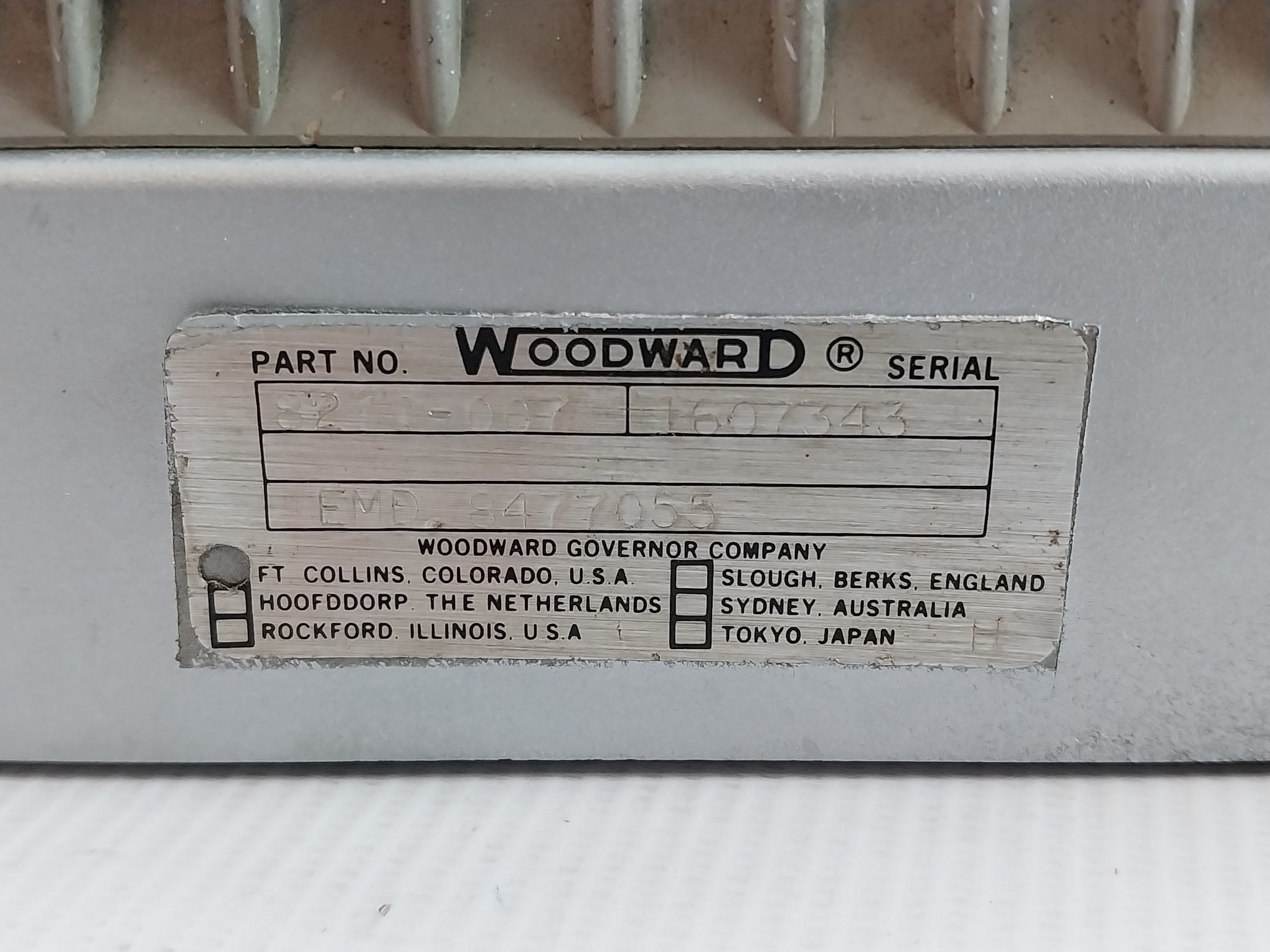 Woodward 8270-007 Load Signal Control