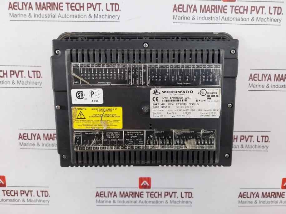 Woodward 8440-2050 Generator Control Unit Hmi Easygen 3000 (Not Working)