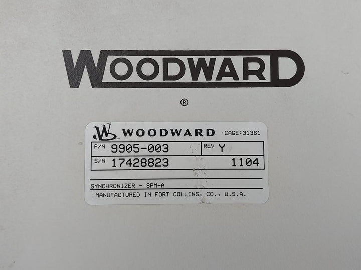 Woodward 9905-003