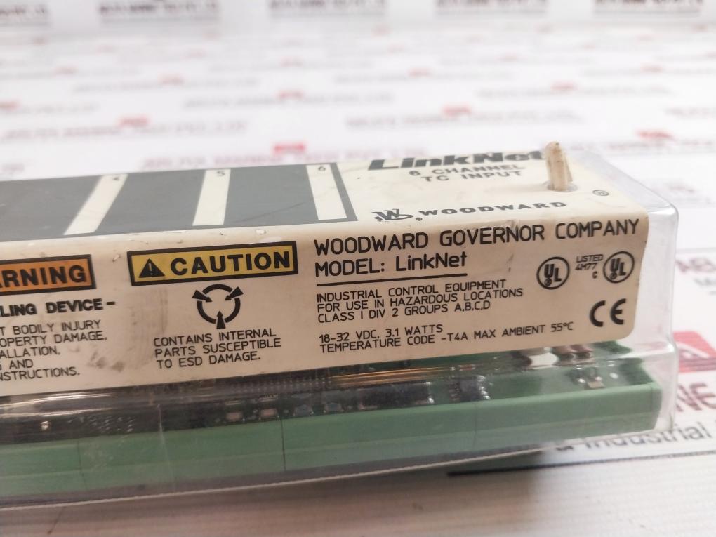 Woodward 9905-966 6 Channel Input Module 24Vdc Rev K