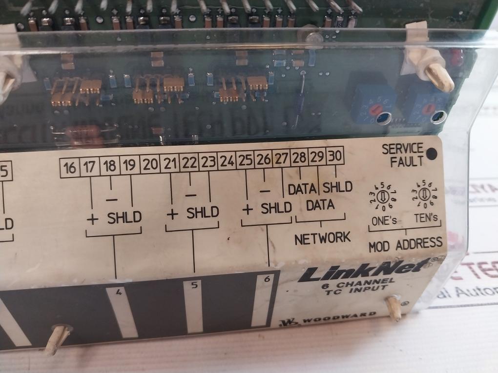 Woodward 9905-966 6 Channel Input Module 24Vdc Rev K