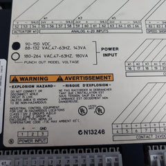 Woodward 9907-163 Digital Governor Turbine Control 110V Ac/Dc 90-150 Vdc 143Va