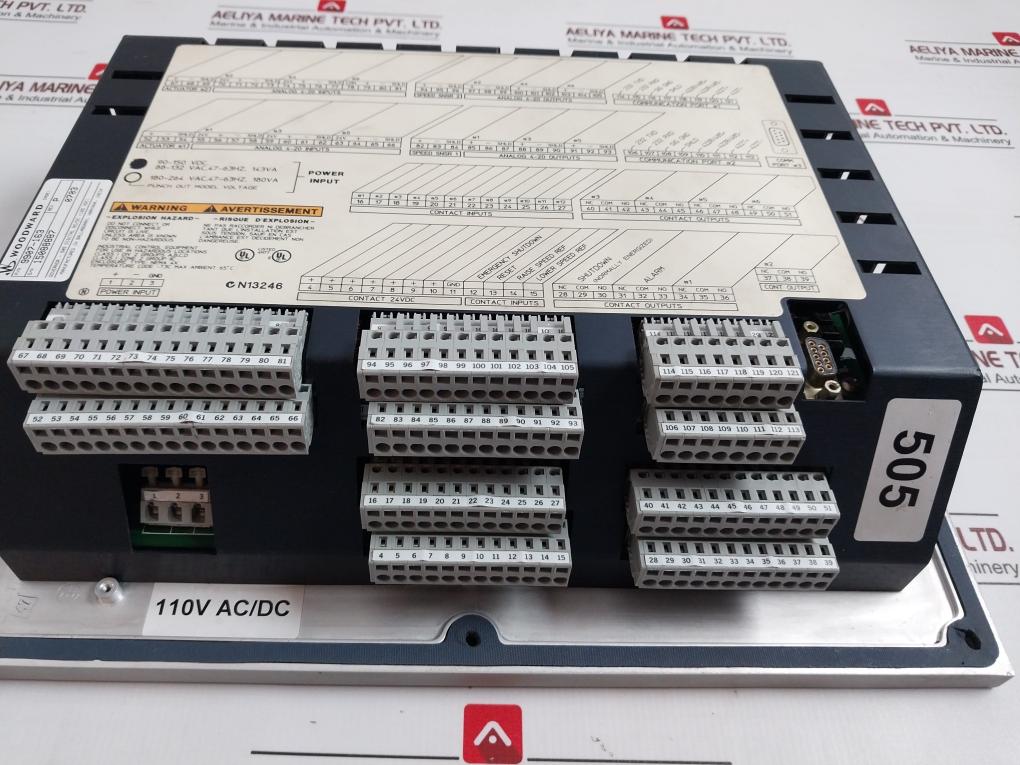 Woodward 9907-163 Digital Governor Turbine Control 110V Ac/Dc 90-150 Vdc 143Va