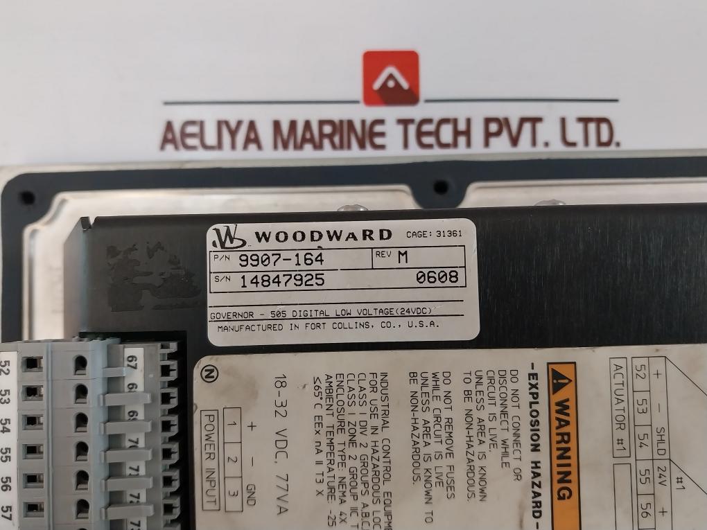 WOODWARD 9907-164 505 Turbine Control