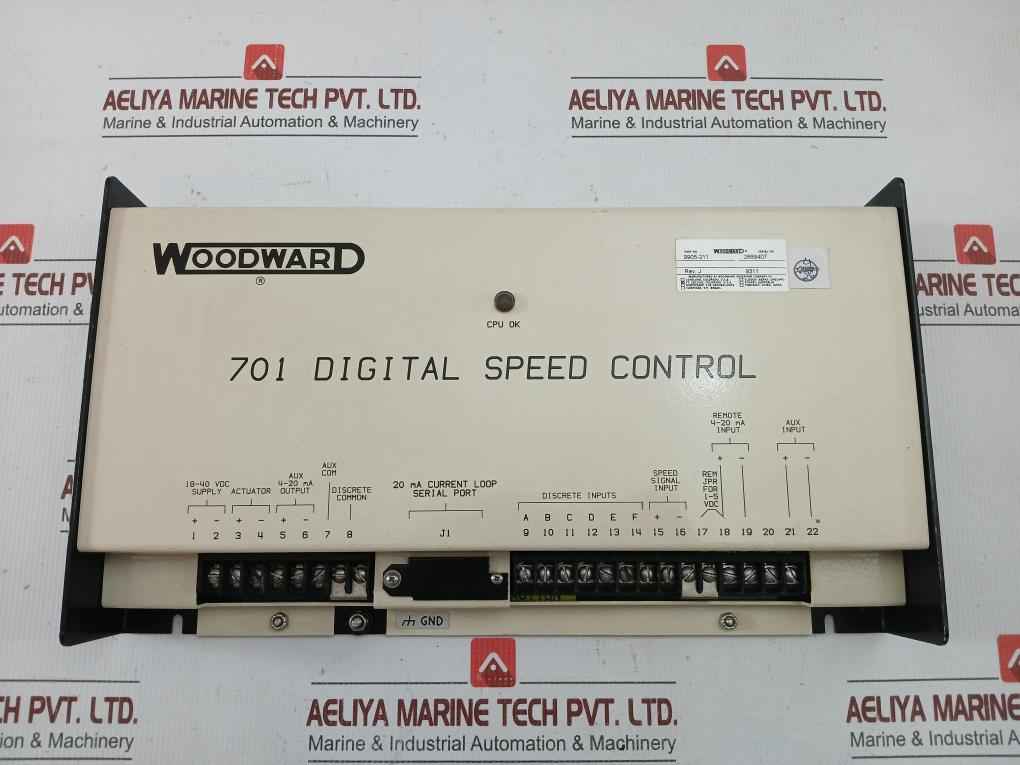 Woodward Digital Speed Control Module 9905-211 701 18-40Vdc