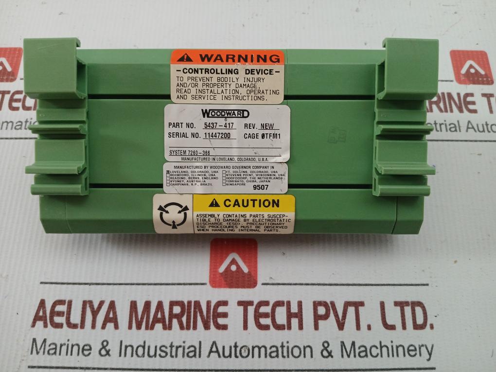 Woodward Linknet Field Terminal Module (Ftm) 5437-417