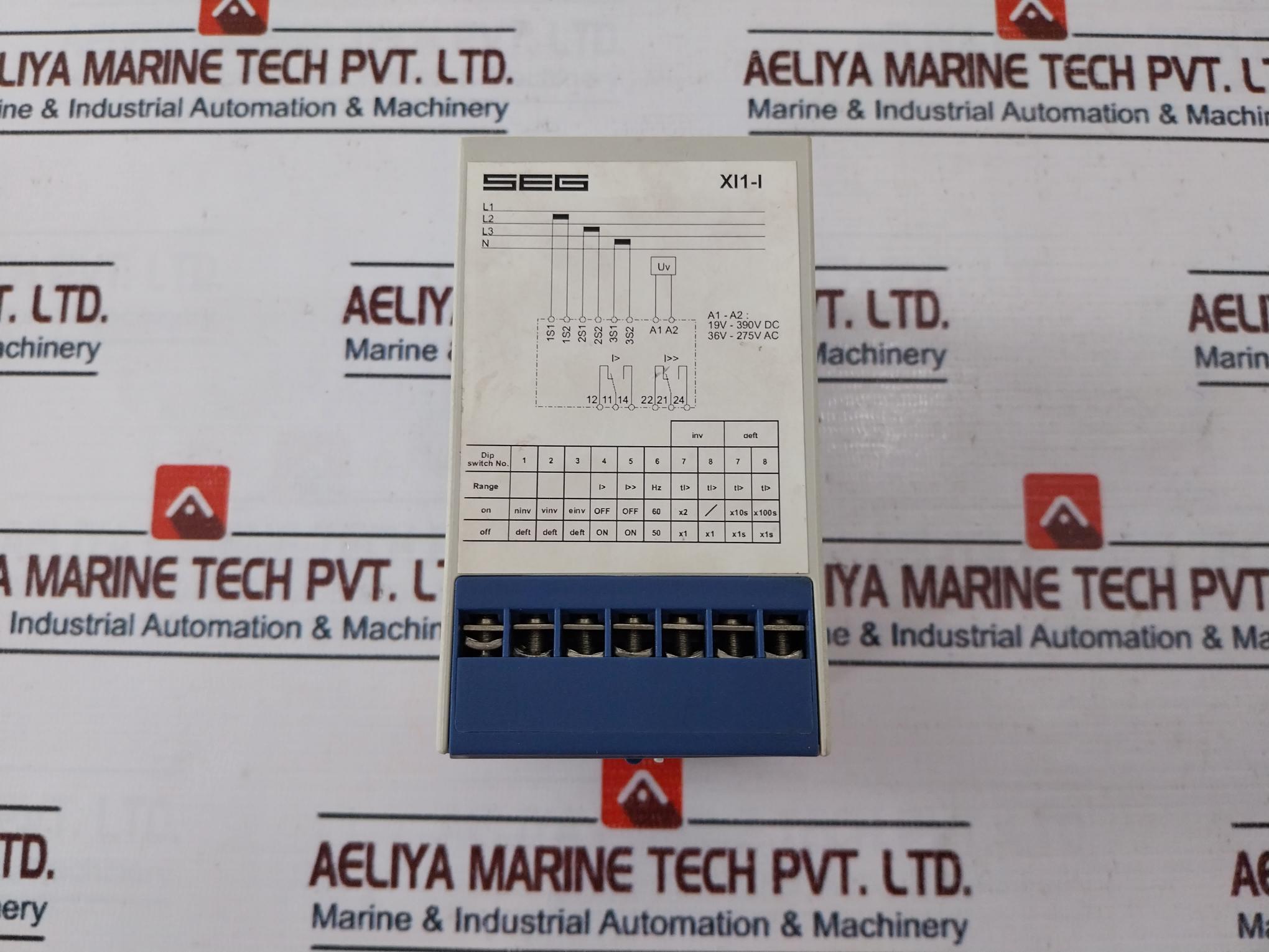 Woodward Seg Xi1I5 Phase Overcurrent Protection Relay – Aeliya Marine Tech