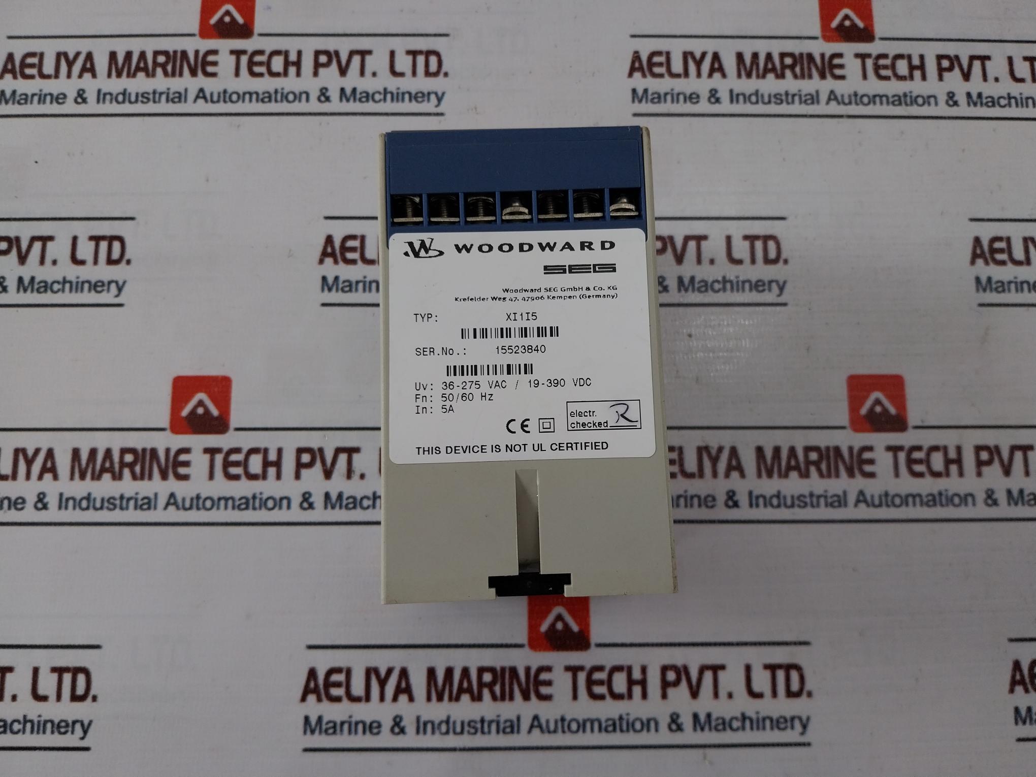 Woodward Seg Xi1I5 Phase Overcurrent Protection Relay – Aeliya Marine Tech