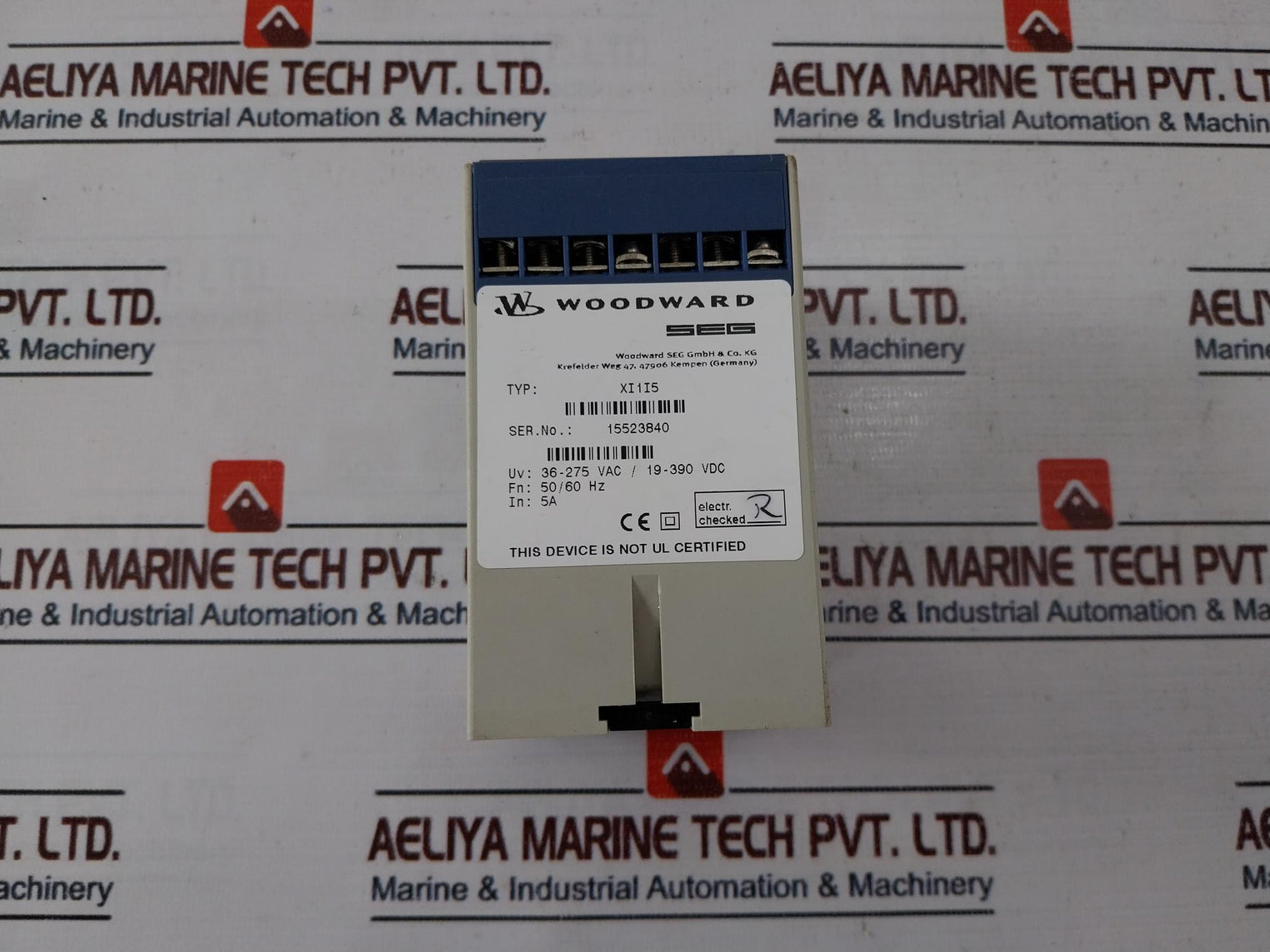 Woodward Seg Xi1I5 Phase Overcurrent Protection Relay